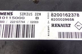 RENAULT CLIO II БЛОК УПРАВЛЕНИЯ SIRIUS 32N S110115000B EU