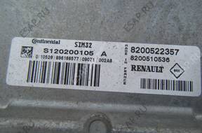 Renault Clio III БЛОК УПРАВЛЕНИЯ ДВИГАТЕЛЯ 1,2 16V 8200510536