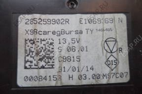 Renault Clio IV МОДУЛЬ БЛОК УПРАВЛЕНИЯ X98 285259902 год,