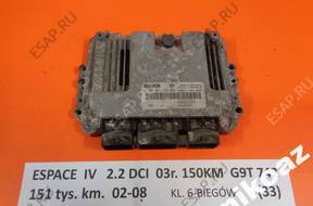 RENAULT ESPACE IV 2.2 DCI 03 БЛОК УПРАВЛЕНИЯ ДВИГАТЕЛЕМ