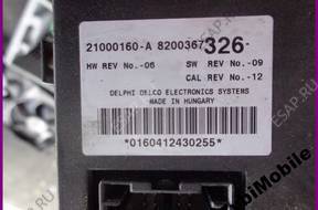 RENAULT ESPACE IV БЛОК УПРАВЛЕНИЯ 21000160A