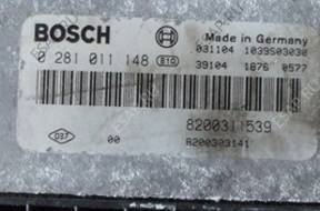 RENAULT LAGUNA 1,9 DCI БЛОК УПРАВЛЕНИЯ 0281011148