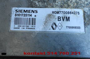 RENAULT LAGUNA 1 БЛОК УПРАВЛЕНИЯ  7700864275 S101725114B