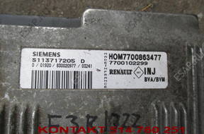 RENAULT LAGUNA 1  БЛОК УПРАВЛЕНИЯ  S113717205D 7700863477