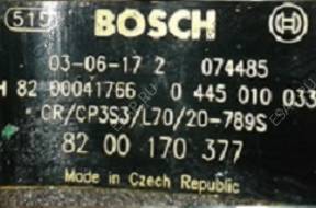 RENAULT LAGUNA 2,2 DCI ТНВД 8200170377
