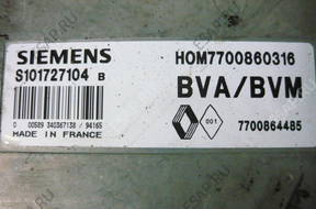 RENAULT LAGUNA БЛОК УПРАВЛЕНИЯ ДВИГАТЕЛЕМ 7700860316