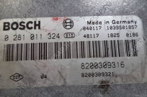RENAULT LAGUNA II 1.9 DCI БЛОК УПРАВЛЕНИЯ 0281011324 RENAULT LAGUNA II 1.9 DCI БЛОК УПРАВЛЕНИЯ 0281011324