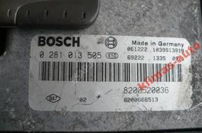 RENAULT LAGUNA II 2.0 DCI БЛОК УПРАВЛЕНИЯ 0281013505