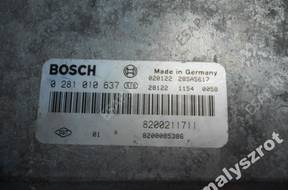 RENAULT LAGUNA II 2.2 DCI БЛОК УПРАВЛЕНИЯ 0281010637