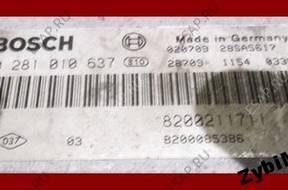 RENAULT LAGUNA II 2.2 DCI БЛОК УПРАВЛЕНИЯ 0281010637