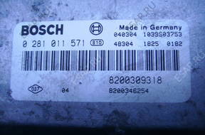 RENAULT LAGUNA II 2.2 DCI БЛОК УПРАВЛЕНИЯ 0281011571