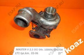 RENAULT MASTER 2.5 DCI 04  ТУРБОКОМПРЕССОР