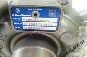 RENAULT MEGANE 1.6DCI ТУРБОКОМПРЕССОР 54389700001