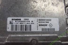 RENAULT MODUS 1.2 16V БЛОК УПРАВЛЕНИЯ SIM32 CLIO III