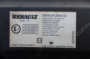 RENAULT PREMIUM MAGNUM 440 DXI 11 двигатель VOLVO