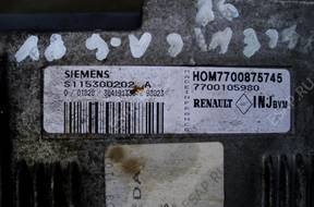 RENAULT SCENIC 1.6 8V 1998 год БЛОК УПРАВЛЕНИЯ ДВИГАТЕЛЕМ
