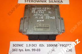 RENAULT SCENIC 1.9 DCI 02 100KM БЛОК УПРАВЛЕНИЯ ДВИГАТЕЛЕМ