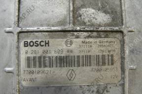 RENAULT SCENIC 1.9 DTI 97 год,. БЛОК УПРАВЛЕНИЯ 0281001809