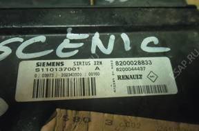 RENAULT SCENIC 2,0 БЛОК УПРАВЛЕНИЯ 8200028833 8200044437