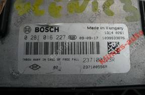 RENAULT SCENIC 2.0DCI БЛОК УПРАВЛЕНИЯ 0281016227 КОМПЛЕКТ 3