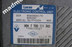 RENAULT SCENIC I 1.9 D 00 БЛОК УПРАВЛЕНИЯ ДВИГАТЕЛЕМ