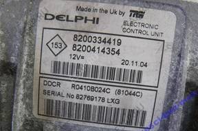 RENAULT SCENIC II 1.5 DCI БЛОК УПРАВЛЕНИЯ 8200334419