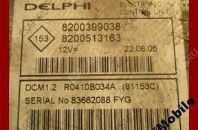 RENAULT SCENIC II 1.5 DCI БЛОК УПРАВЛЕНИЯ 8200399038