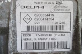 Renault Scenic II 1.5d БЛОК УПРАВЛЕНИЯ ДВИГАТЕЛЕМ 8200334419