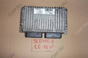RENAULT SCENIC II 1.6 16V БЛОК УПРАВЛЕНИЯ ДВИГАТЕЛЕМ