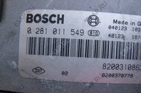 RENAULT SCENIC II 1.9 DCI БЛОК УПРАВЛЕНИЯ 0281011549