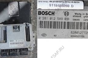 RENAULT SCENIC II 1.9 DCI БЛОК УПРАВЛЕНИЯ 0281012589 BSI