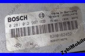 RENAULT SCENIC II 2.0 DCI БЛОК УПРАВЛЕНИЯ 0281012997