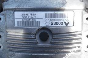 RENAULT SCENIC II БЛОК УПРАВЛЕНИЯ ДВИГАТЕЛЕМ 8200509516