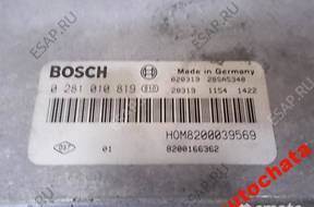 RENAULT SCENIC LAGUNA 1.9 DCI 0281010819 RENAULT SCENIC LAGUNA 1.9 DCI 0281010819