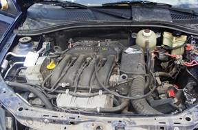 RENAULT THALIA двигатель 1.4-16v PRZEBIEG 110 ty