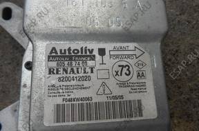 Renault Vel Satis СЕНСОР Air Bag 8200412020