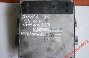 ROVER 25 MG 1.4 16V БЛОК УПРАВЛЕНИЯ NNN100743 NNW004160