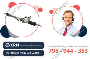 РУЛЕВАЯ РЕЙКА PEUGEOT 206 307 406 407 607 GDYNIA