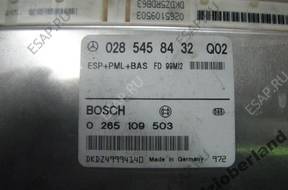 S-KLASA W220 3.2 БЛОК УПРАВЛЕНИЯ ESP PML BAS 0265109503