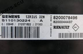 S110130224A 8200078496 8200044437 БЛОК УПРАВЛЕНИЯ SIRIUS