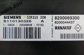 S110130326A 8200069300 SIRIUS32N БЛОК УПРАВЛЕНИЯ RENAULT