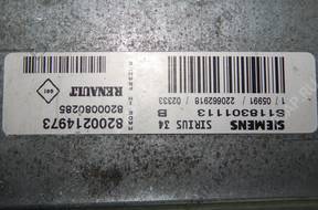 S118301113B БЛОК УПРАВЛЕНИЯ ДВИГАТЕЛЕМ RENAULT LAGUNA 1.8 16