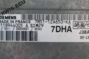 S118944005A 7M5112A650KA 7DHA SIM29 БЛОК УПРАВЛЕНИЯ FORD