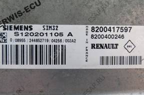 S120201105A 8200417597 БЛОК УПРАВЛЕНИЯ RENAULT CLIO 1.2
