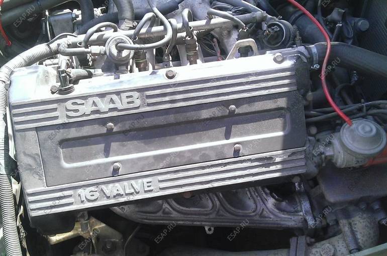 SAAB 900 2.0 T двигатель wa блок цилиндров engine krokodyl