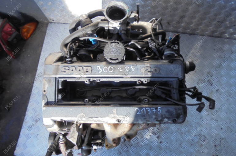 SAAB 900 2.0B двигатель комплектный с OSPRZETEM WIDOCZN