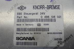 SCANIA 4 KASETA БЛОК УПРАВЛЕНИЯ EBS 0 486 106 021