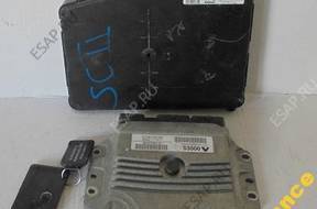 SCENIC 2 II БЛОК УПРАВЛЕНИЯ КОМПЛЕКТ 1.6 16V 8200509516