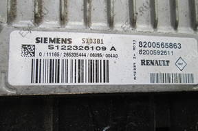 SCENIC II 1.5 DCI БЛОК УПРАВЛЕНИЯ КАРТА КОМПЛЕКТ SIEMENS