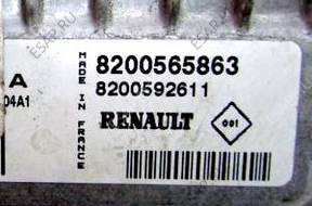 SCENIC II 1.5 DCI БЛОК УПРАВЛЕНИЯ КОМПЛЕКТ 8200565863